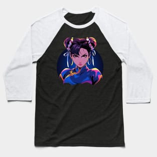 chun li Baseball T-Shirt